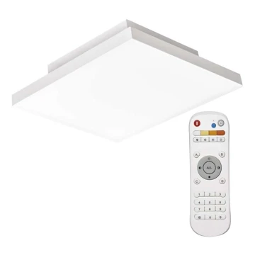 LED Димируем плафон LED/18W/230V 2700K-6000K квадратен CRI 95 + дистанционно управление