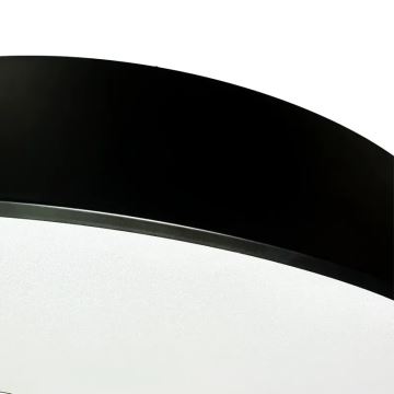 LED Димируем плафон LED/50W/230V 3000-6500K черен + дистанционно управление