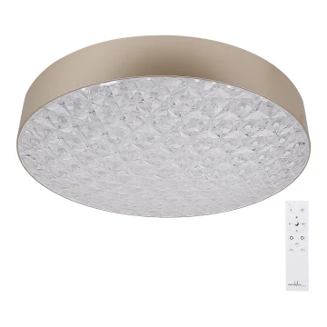 LED Димируем плафон LUXON LED/60W/230V 2800-6500K бежов + дистанционно