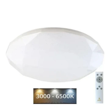 LED Димируем плафон STAR LED/60W/230V 3000-6500K + дистанционно управление