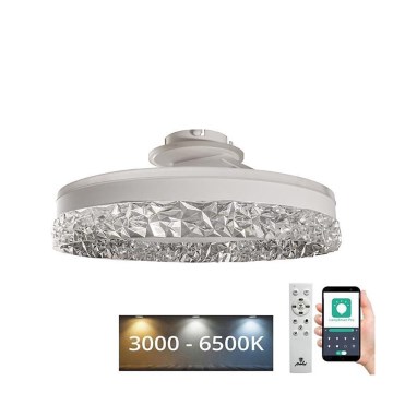 LED Димируем полилей за повърхностен монтаж LED/86W/230V 3000-6500K бял + дистанционно управление