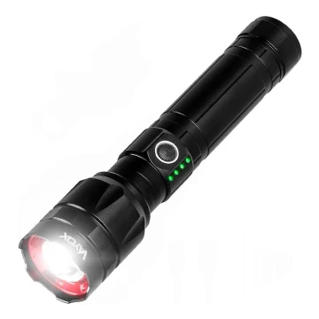 LED Димируем rechargeable flashlight с функция за зареждане LED/30W/5V IPX5 1060 lm 12 h 5000 mAh