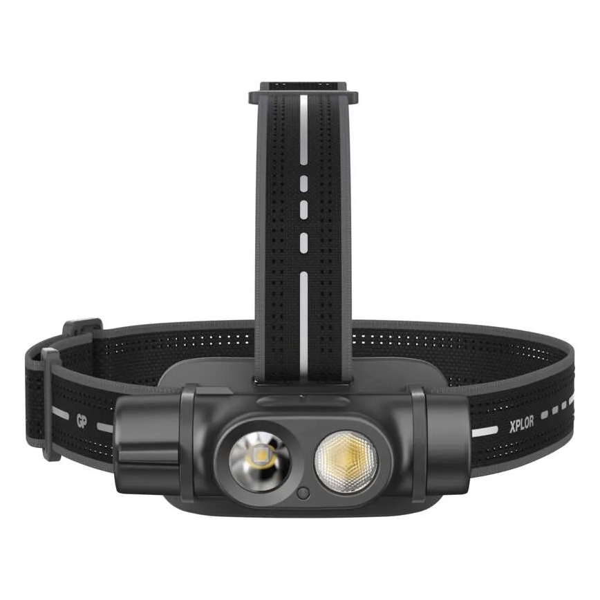 LED Димируем rechargeable headlamp GP XPLOR PHR19 LED/1x18650/5V IPX8