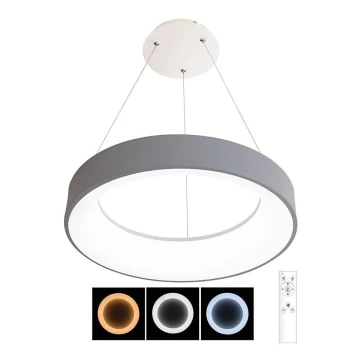 LED Димируем висящ полилей NEST LED/40W/230V 3000-6500K сив + дистанционно