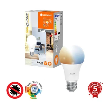 LED Димируема антибактериална крушка A60 E27/9W/230V Wi-Fi CRI - Ledvance