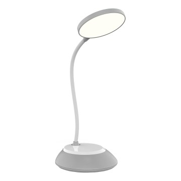 LED Димируема акумулаторна настолна лампа VISUA LED/5W/5V 3000-5000K 1200 mAh сив