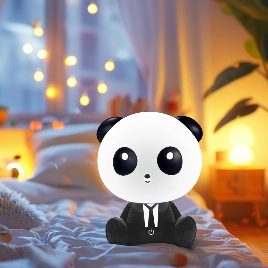 LED Димируема детска сензорна лампа PANDA LED/2,5W/3,7V 1200 mAh