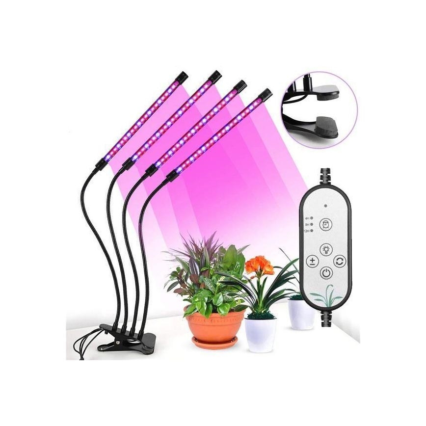 LED Димируема лампа с щипка за отглеждане на растения LED/15W/5V