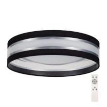 LED Димируема лампа SMART CORAL LED/24W/230V черна/сребриста + дистанционно