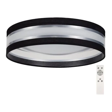LED Димируема лампа SMART CORAL LED/24W/230V черна/сребриста + дистанционно