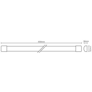 LED Димируема лампа за под кухненски шкаф със сензор LED/20W/230V 4000K IP40