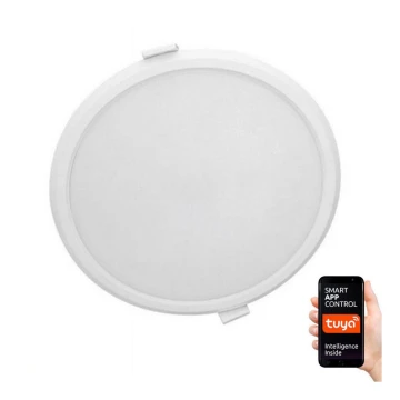 LED Димируема лампа за вграждане ALGINE LED/12W/230V Wi-Fi Tuya кръгла