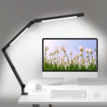 LED Димируем докосване flexible настолна лампа LED/12W/230V 3000/4000/5000/6500K CRI 92 черен