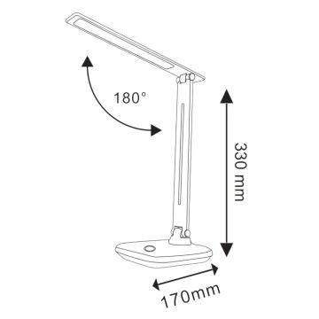 LED Димируема сензорна настолна лампа VINTO LED/8W/230V бяла