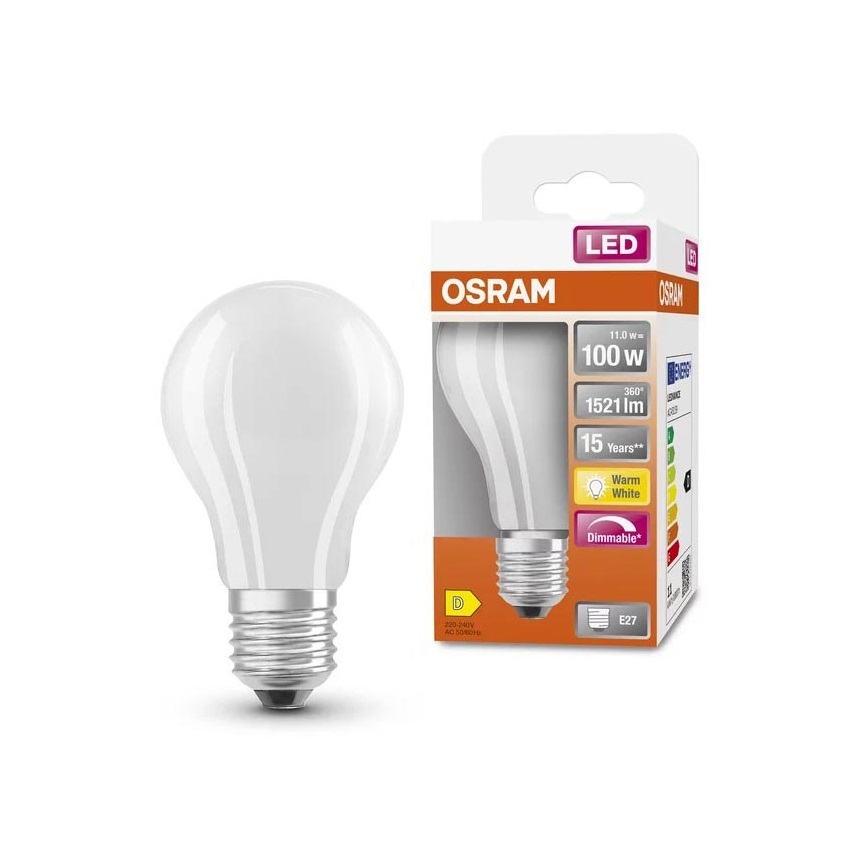 LED Димируема крушка A60 E27/11W/230V 2700K - Osram