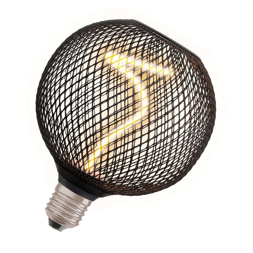LED Димируема крушка DECOR FILAMENT G125 E27/3,5W/230V 1800K черен - Osram