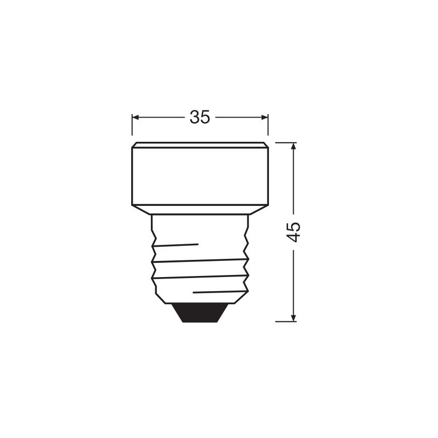 LED Димируема крушка E27/3,5W/230V 2700K - Osram