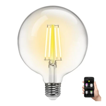 LED Димируема крушка FILAMENT G125 E27/6W/230V 2700-6500K Wi-Fi - Aigostar