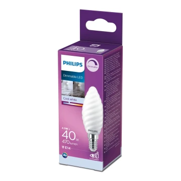 LED Димируема крушка Philips E14/4,5W/230V 4000K