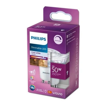 LED Димируема крушка Philips GU10/4W/230V 4000K