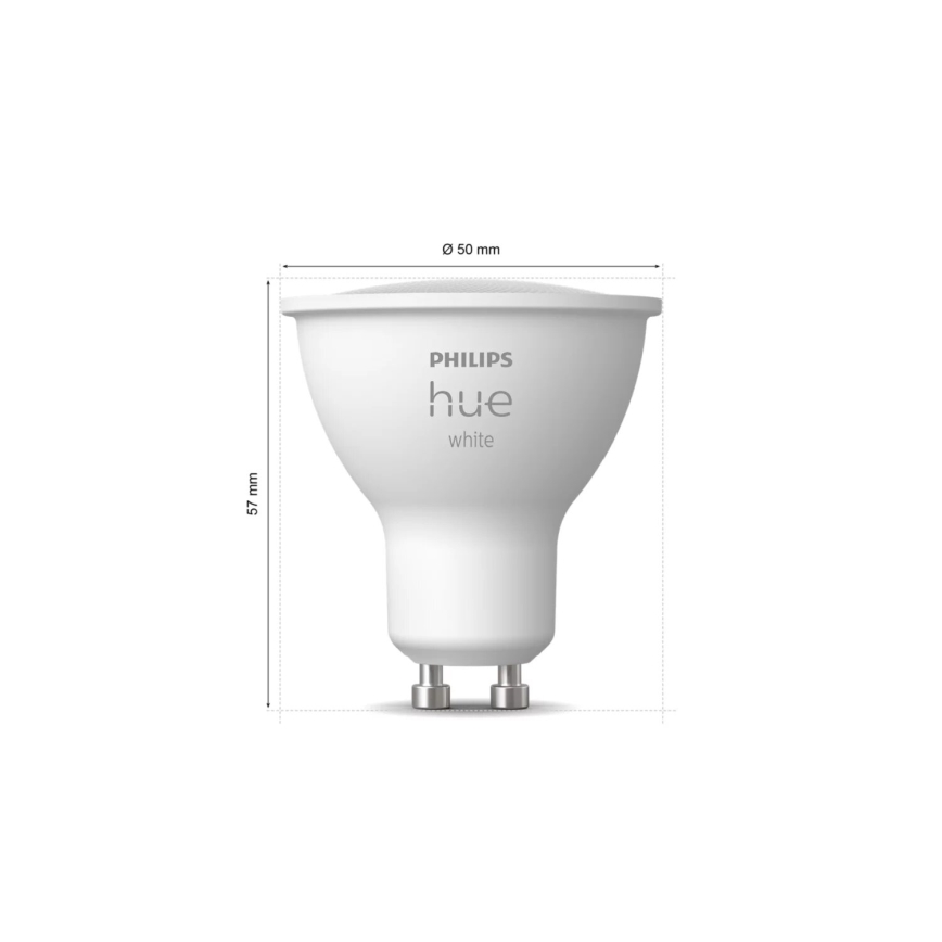 LED Димируема крушка Philips Hue WHITE GU10/4,2W/230V 2700K