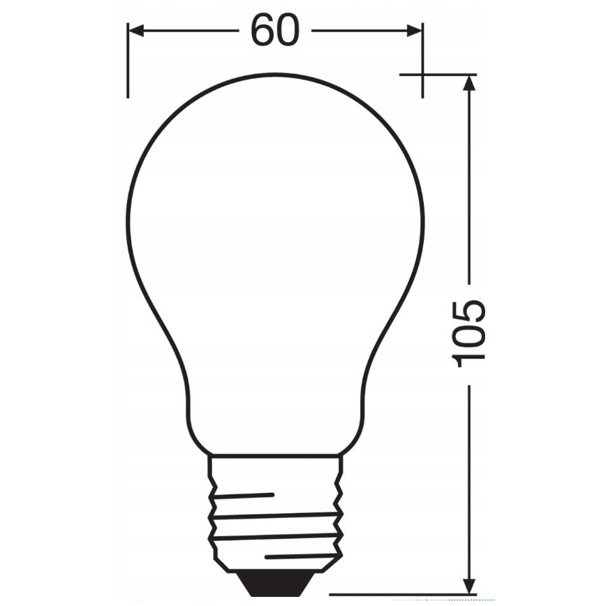 LED Димируема крушка RETROFIT A60 E27/11W/230V 4000K - Osram