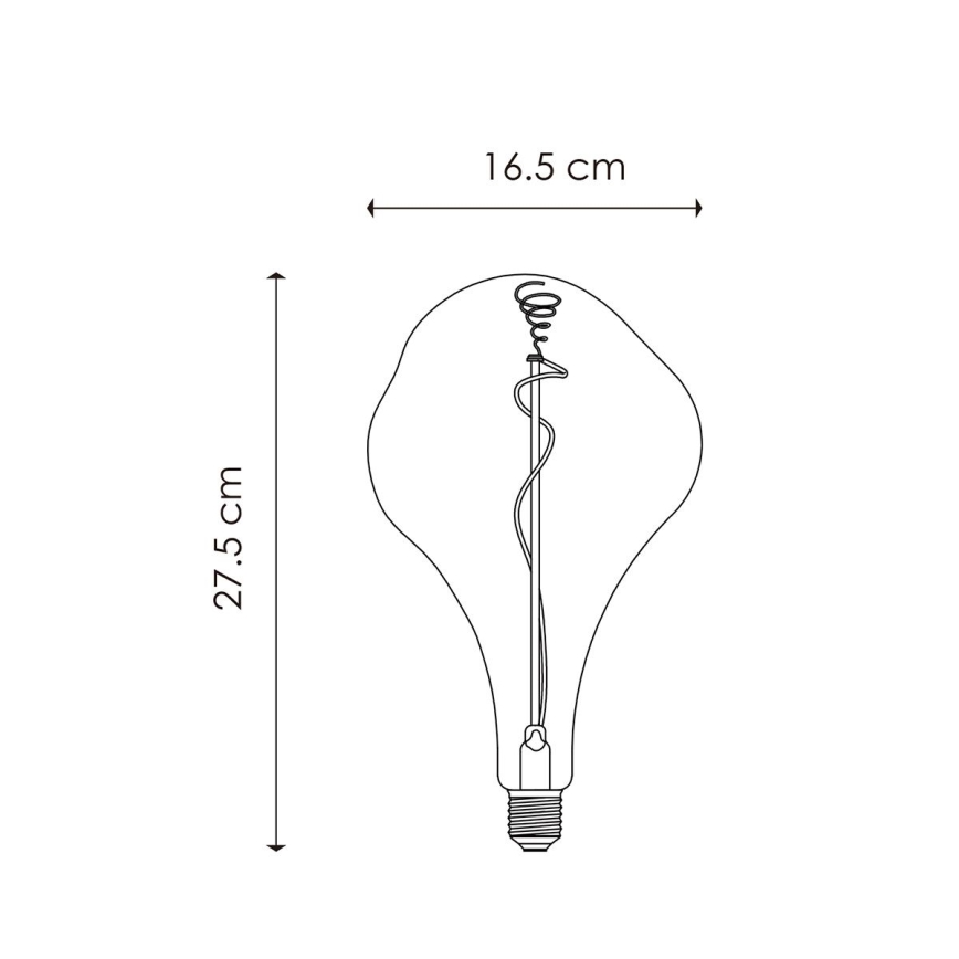 LED Димируема крушка VINTAGE EDISON E27/3W/230V 1800K