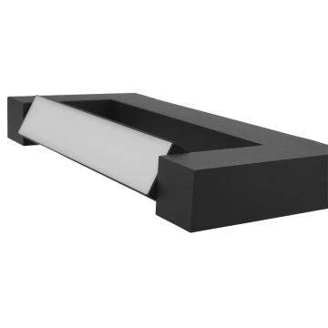 LED Гъвкав екстериорен аплик 2xLED/4W/230V IP54 30 см черен