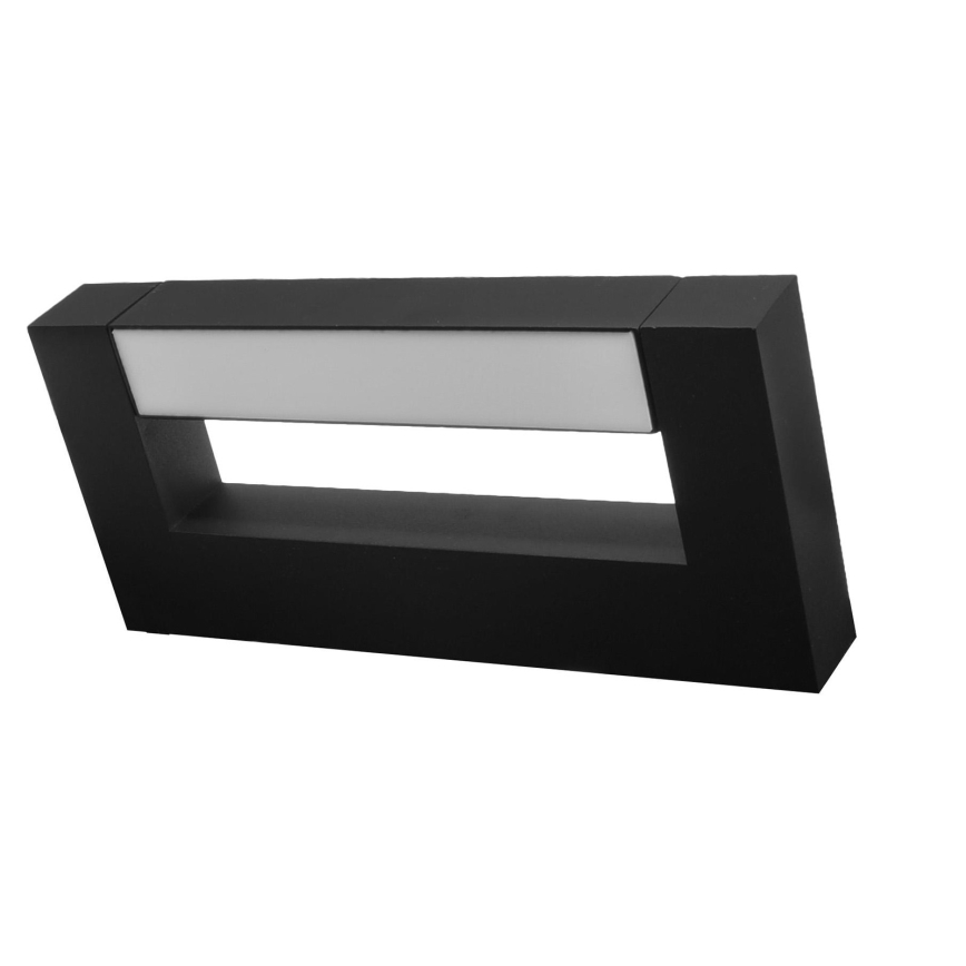 LED Гъвкав екстериорен аплик 2xLED/4W/230V IP54 30 см черен