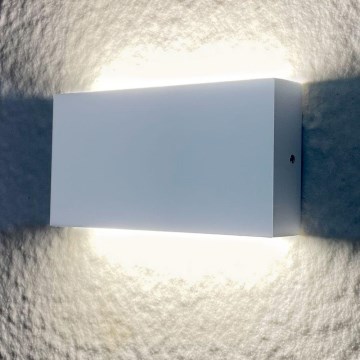 LED Екстериорен аплик CHICAGO 2xLED/5,5W/230V IP44 бял