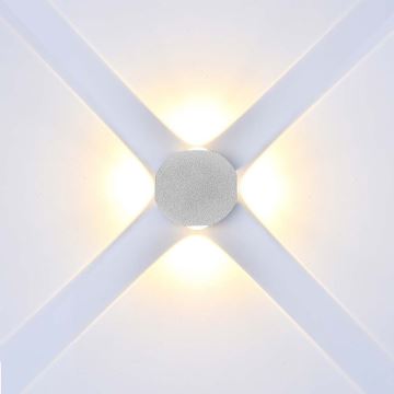 LED Екстериорен аплик LED/4W/230V 3000K IP54 бял