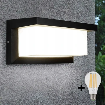 LED Екстериорен аплик NEELY 1xE27/10W/230V 4000K IP54 черен