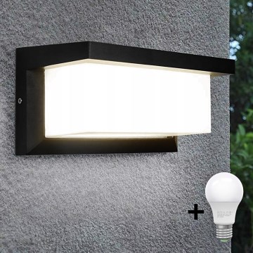 LED Екстериорен аплик NEELY 1xE27/9W/230V 3000K IP54 черен