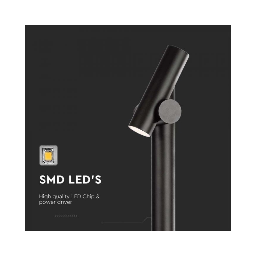 LED Екстериорен flexible лампа LED/4W/230V 3000K IP44 100 см черен