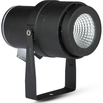 LED Екстериорна лампа LED/12W/100-240V IP65 черен - зелена светлина