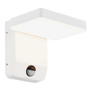 LED Екстериорна подвижна лампа за стена със сензор LED/17W/230V IP65 4000K бял