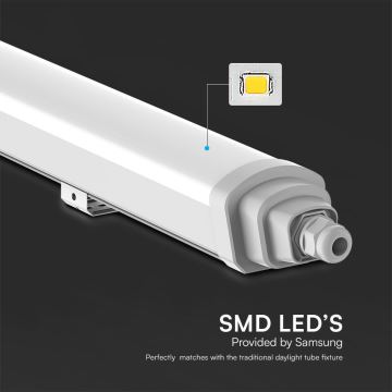 LED индустриална флуоресцентна лампа SAMSUNG CHIP LED/18W/230V 4000K IP65 60 см