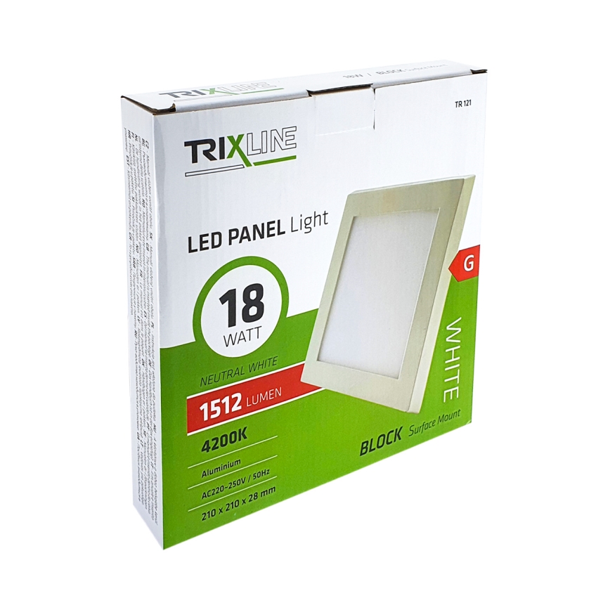 LED Лампа за таван LED/18W/230V 4200K