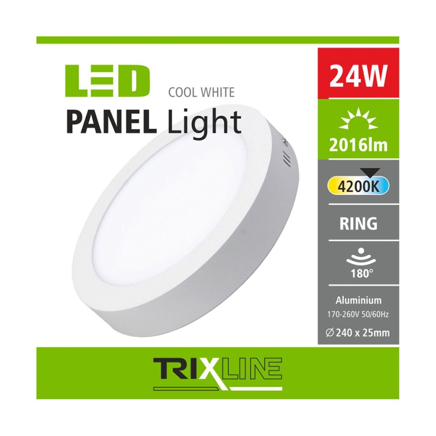 LED Лампа за таван LED/24W/230V 4200K