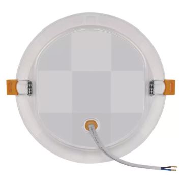 LED Лампа за вграждане LED/18W/230V Ø 17 см бяла