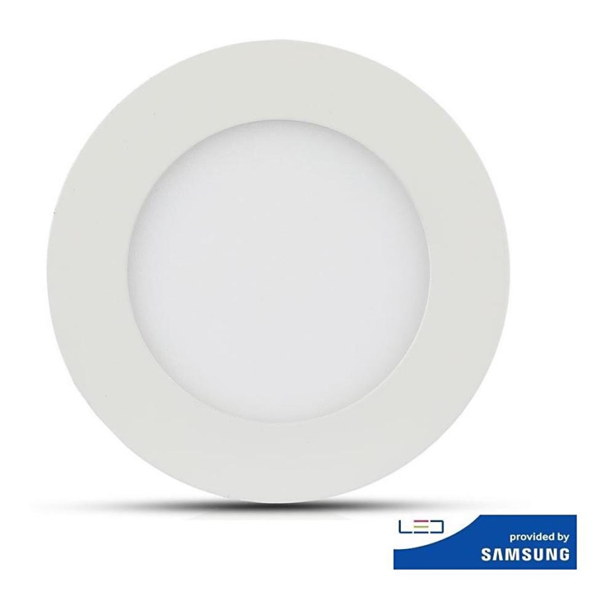 LED Лампа за вграждане SAMSUNG CHIP LED/12W/230V 3000K кръгла