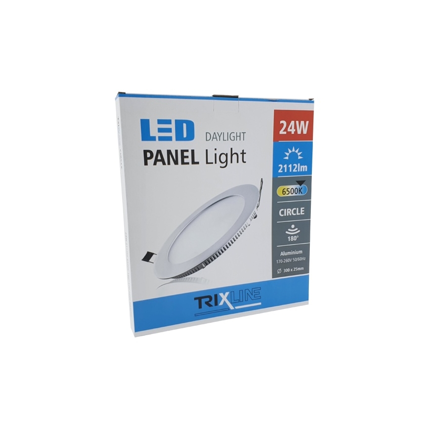 LED Лампа за окачен таван CIRCLE LED/24W/230V 6500K