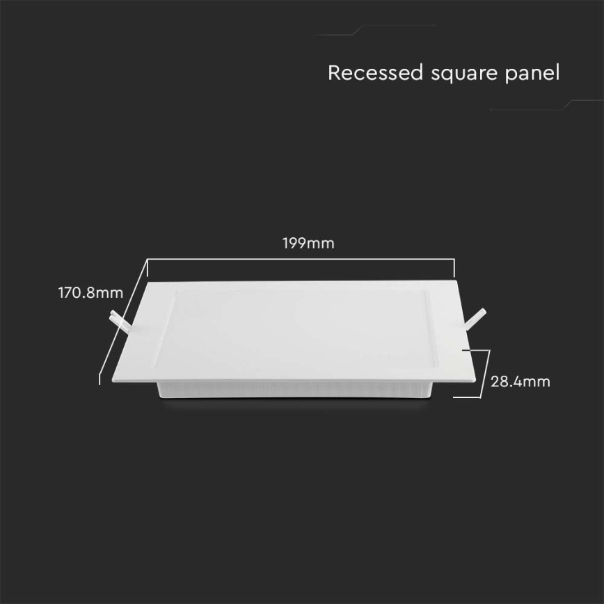 LED Лампа за окачен таван LED/12W/230V 6500K