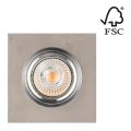 LED Лампа за окачен таван VITAR 1xGU10/5W/230V CRI 90 бетон – FSC сертифицирано