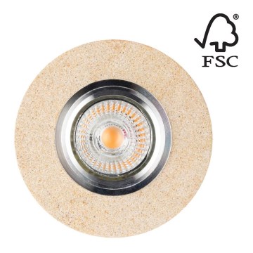 LED Лампа за окачен таван VITAR 1xGU10/5W/230V CRI 90 пясъчник – FSC сертифицирано