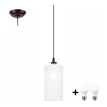 LED Пендел NOEL MINI 1xE27/60W/230V бял