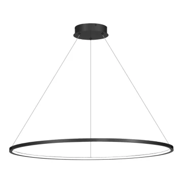 LED Пендел за баня SATURNO LED/57W/230V Ø 100 см IP44 антрацит