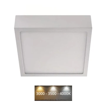 LED Плафон NEXXO LED/12,5W/230V 3000/3500/4000K 17x17 см бял