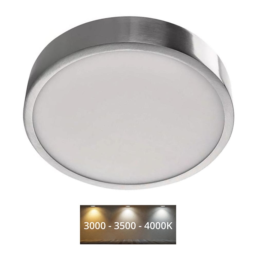 LED Плафон NEXXO LED/21W/230V 3000/3500/4000K Ø 22,5 см хром