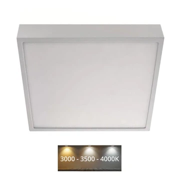 LED Плафон NEXXO LED/28,5W/230V 3000/3500/4000K 30x30 см бял